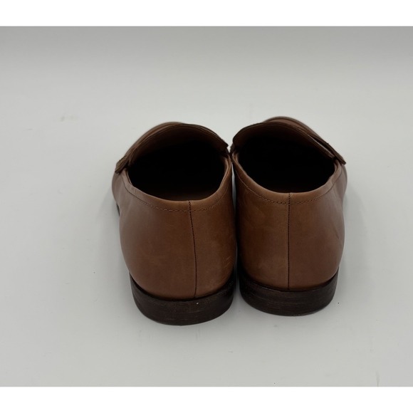Madewell The Alex Leather Loafers English Saddle Brown Womens Size 8.5 Career - Picture 3 of 8